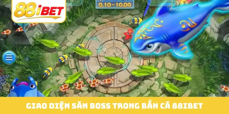 Giao diện săn boss trong bắn cá 88IBET
