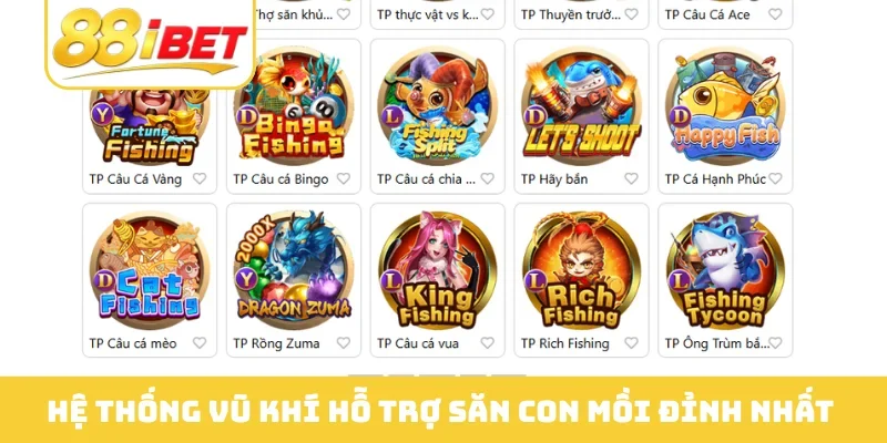 Hệ thống vũ khí hỗ trợ săn con mồi đỉnh nhất
