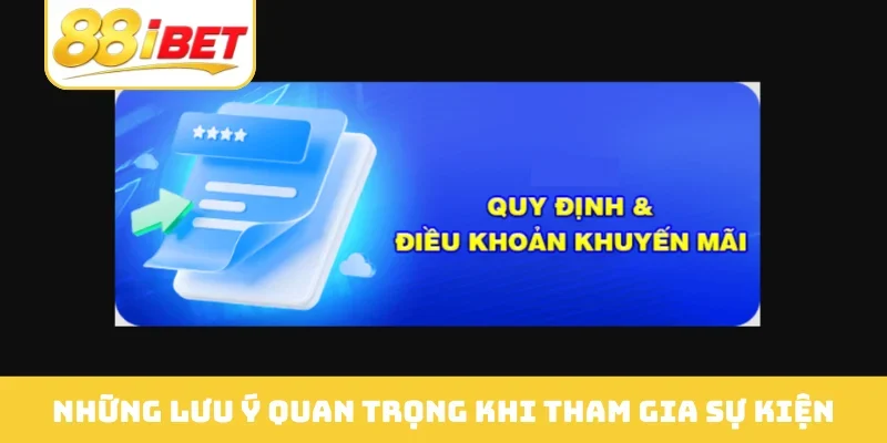 Những lưu ý quan trọng khi tham gia sự kiện