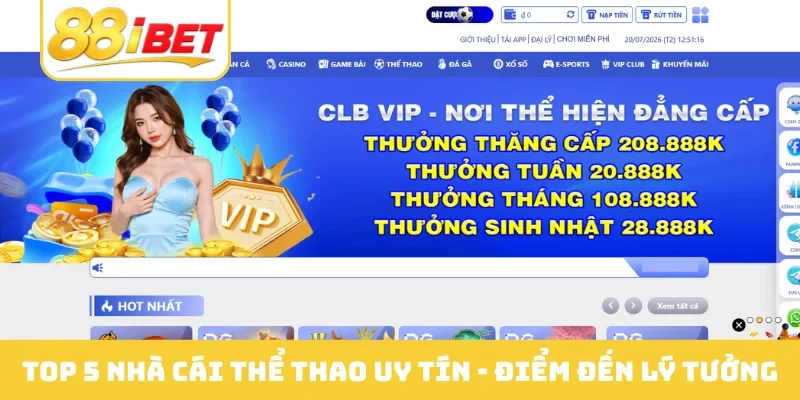 Nhà cái thể thao uy tín
